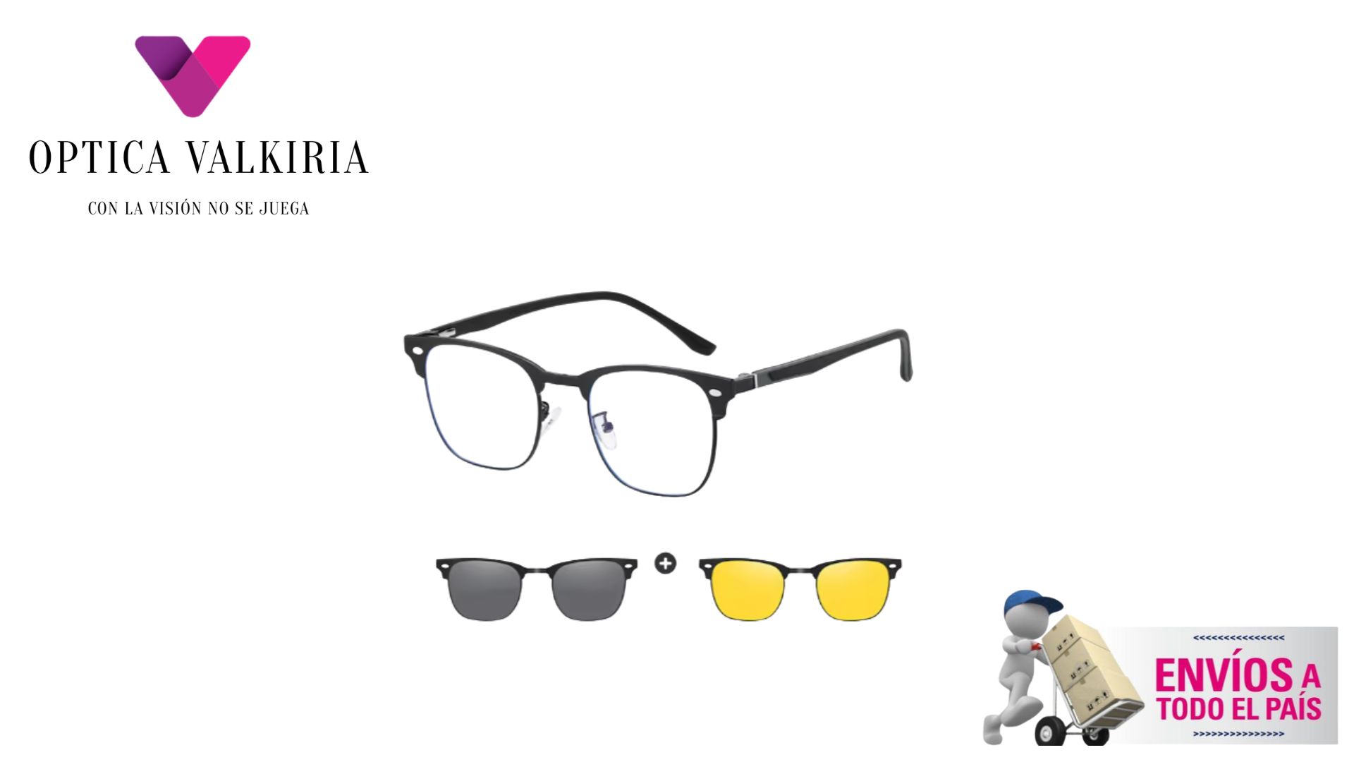 Clip-On Metalic Black 2 micas